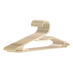 REGALWOVEN 20 Pcs Durable Space Saving Plastic Standard Clothes Hangers - 1 of 4
