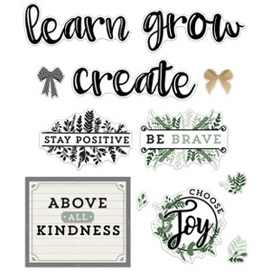 Carson Dellosa Education Farmhouse Motivational Signs Bulletin Board Set (34 pieces) - 1 of 4