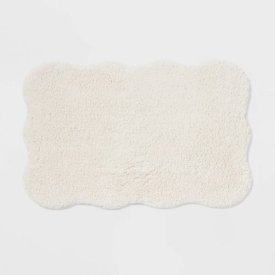 20"x30" Scallop Bath Rug Cream - Threshold™