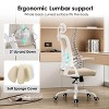 NicBex Ergonomic Office Chair,Swivel Computer Desk Chairs with Adjustable Lumbar Support,Flip-Up Arms,Headrest & Mesh Back for Home,Bedroom - 3 of 4