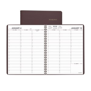 Weekly Appointment Book, 11 x 8.25, Winestone Cover, 13-Month: Jan 2026 to Jan 2027 - 1 of 4