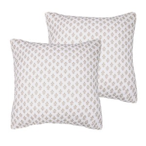 Angelica Off-White Euro Sham Set of 2 - Levtex Home - 1 of 4