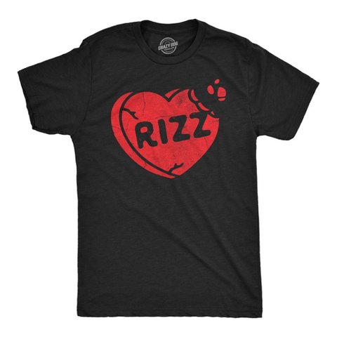 Мужские футболки Crazy Dog T-Shirts, Inc. Mens Funny T Shirts charm Candy Heart Valentines Day Novelty Tee for Men - Crazy Dog Men's T Shirt for Valentines Gift Black XXL
