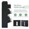 Angel Sar Modern Slim Shoe Cabinet with 4 Flip Drawers, Black Shoe Storage Organizer for Bedroom, Living Room - 4 of 4