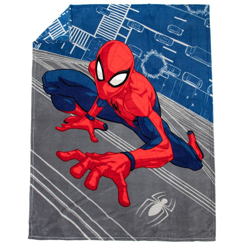 46&#34;x60&#34; Marvel Spider-Man Kids&#39; Throw Blanket, 5 of 7