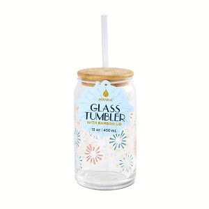 Manna 15oz Firework Glass Tumbler - 1 of 4