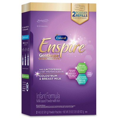 Enfamil Enspire Gentlease Infant Formula with Iron Powder - 2ct/14.5oz Each