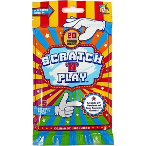 Gamewright Scratch 'N' Play: Scratch Off Versions of Favorite Games, Includes 120 Scratch-Off Cards - 1 of 2
