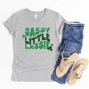 The Juniper Shop Sassy Little Lassie Bubble Letter Youth Short Sleeve Tee - 3 of 4