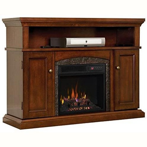 Chimneyfree Lynwood Infrared Electric Fireplace Media Cabinet In Vintage  Cherry - 18mm4105-c233 : Target