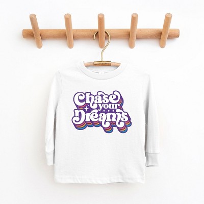 The Juniper Shop Chase Your Dreams Retro Toddler Long Sleeve Tee