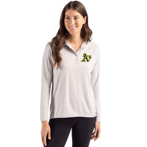 Athletics Cutter & Buck Coastline Epic Comfort Recycled Womens Hooded Shirt - 1 of 1