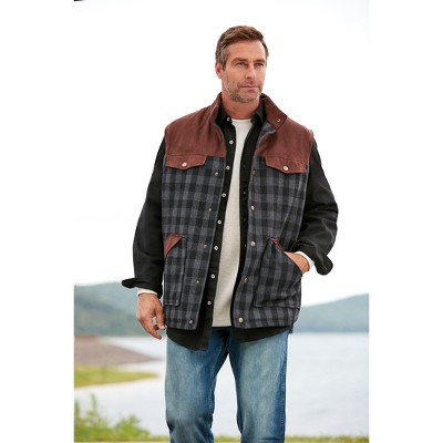 Boulder Creek by KingSize Multi-Pocket Vest - L, Black — фото 4