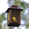 More Birds Bronze Metal Hanging Hopper Bird Feeder - 2 of 3