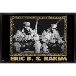 Trends International Eric B. & Rakim - Gold Frame Framed Wall Poster Prints - 1 of 4