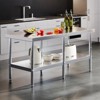 AMERLIFE Stainless Steel Table for Prep & Work Adjustable Under Shelf and Feet - 2 of 4