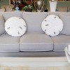 RightSide Designs Sand Dollar Shaped Indoor/Outdoor Throw Pillow - 4 of 4