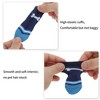 Unique Bargains Dog Cats Non-Slip Socks Bone Pattern Paw Protection and Traction Blue 4 Pcs - 3 of 4