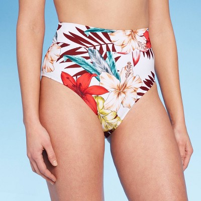 medium waisted bikini bottoms