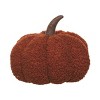 Transpac Polyester Plush Fuzzy Harvest Fall Pumpkin Decor Set of 3, 7.5 x 7.5 x 7.0 inch - 3 of 4