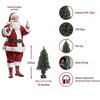 King Of Christmas 3ft Pre-Lit Blue Spruce Artificial Christmas Tree, Tribeca Tabletop Christmas Tree with Lights - 3 of 4