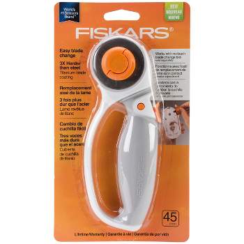 Fiskars Titanium Comfort Stick Rotary Cutter - 45mm - WAWAK Sewing Supplies