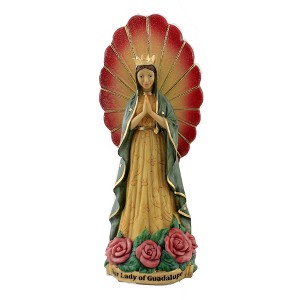 Black Art 11.5 Inch Our Lady Of Guadalupe Mexico Marian Apparitions Figurines - 1 of 3
