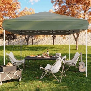 GustoWave Portable 10x10 Ft Pop Up Canopy Tent for Camping, Parties, Outdoor - 1 of 4