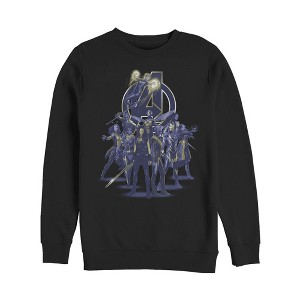 Men's Marvel Avengers: Endgame Heroine Collage Sweatshirt - 1 of 3