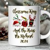 Merry Christmas Plaid Teache Mug, School Professional Gift (Non-Custom Only)| OrnamentallyYou - 4 of 4