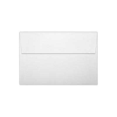 LUX A8 Invitation Envelopes (5 1/2 x 8 1/8) 50/Pack White Linen (LUX-4885-WLI-50)