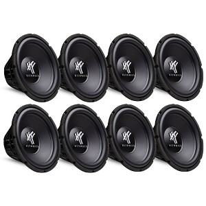 HIFONICS 12" 800 Watt 4 Ohm DVC Car Audio Subwoofer Power Bass Sub (8 Pack) - 1 of 4