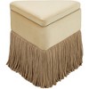 Meridian Furniture,Trivoli Velvet Ottoman/Stool - 3 of 4