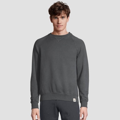 Hanes 1901 Men's V-Notch Raglan Pullover Sweatshirt : Target
