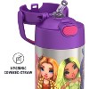 THERMOS FUNTAINER 12 Ounce Stainless Steel Vacuum Insulated Kids Straw Bottle, RAINBOW HIGH - 2 of 4