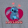 Women's - Lilo and Stitch - Lovebug Stitch Graphic Racerback Tank - 2 of 4