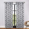 Modern Bohemian Leaves Room Darkening Semi-Blackout Curtains, Set of 2 by Blue Nile Mills - 2 of 4