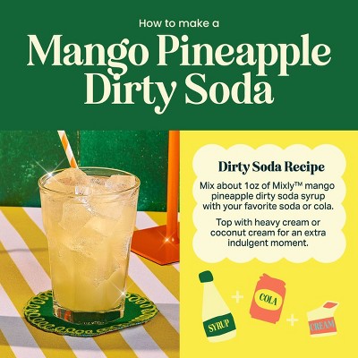 Mixly Mango Pineapple Dirty Soda Syrup - 12 fl oz