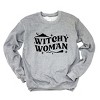 Simply Sage Market Witchy Woman Broom Sweatshirt - 3 of 4