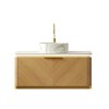 GDFStudio Alejandro Modern Bathroom Vanity with Sintered Stone Countertop and Ceramic Vessel Sink - 4 of 4