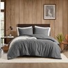 Sapphtopaz 3 Pcs Twill Washed Comforter Set Cozy Cotton Bedding Set, All-Season Quilt Set Duvet Set, Machine Washable - 3 of 4