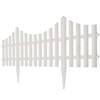 White Lawn Divider 17 pcs 32.8 ft vidaXL - 3 of 4