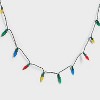 50ct Solar LED Faceted Christmas Indoor Outdoor String Lights with Green Wire - Wondershop™ - 3 of 4