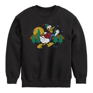 Boys' - Disney - Mickey & Friends Graphic Long Sleeve Fleece Sweatshirt - 1 of 4