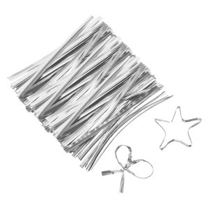 Unique Bargains Reusable Plastic Coated Metallic Durable Twist Ties 800 Pcs - 1 of 4