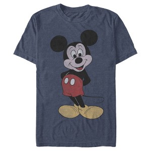 Men's Mickey & Friends Mickey Mouse Classic Cartoon Smile T-Shirt - 1 of 3