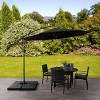 9.5' UV Resistant Offset Tilting Cantilever Patio Umbrella - CorLiving - 2 of 4