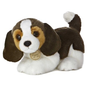 Aurora Medium Beagle Pup Miyoni Tots Adorable Stuffed Animal Brown 11" - 1 of 4