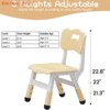 Children Age 2-8 Adjustable Kids Chair (2pcs), 3 Level Height Adjustable Toddler Chair, Plastic Indoor Outdoor Child Chair - 2 of 4