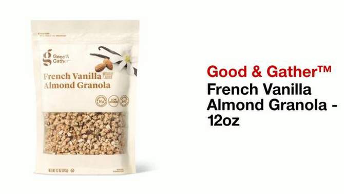 French Vanilla Almond Granola - 12oz - Good & Gather&#8482;, 2 of 8, play video